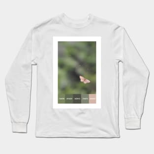 Moth on a Dirty Window Color Palette [Rectangles] Long Sleeve T-Shirt